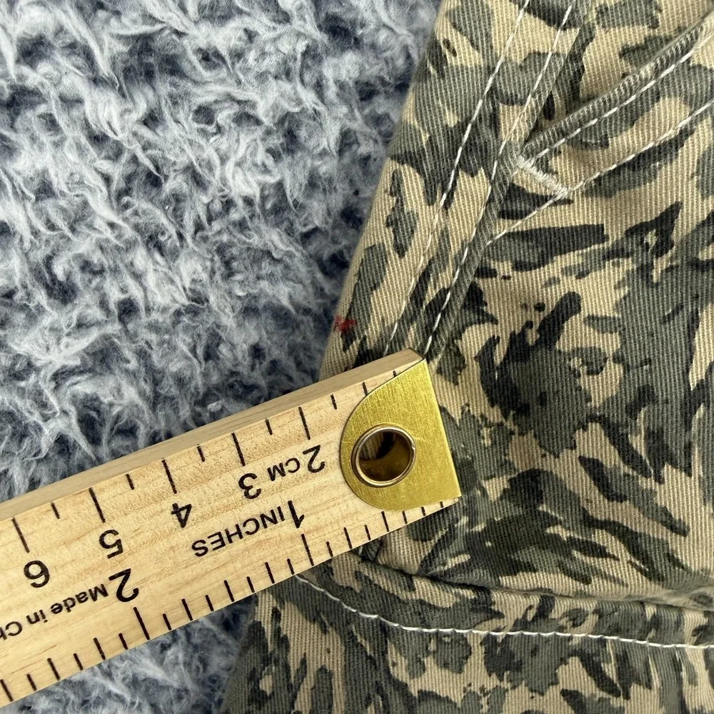 True Religion Pants Mens 30x32 Green Camo Cargo Canvas Flap Pockets Streetwear